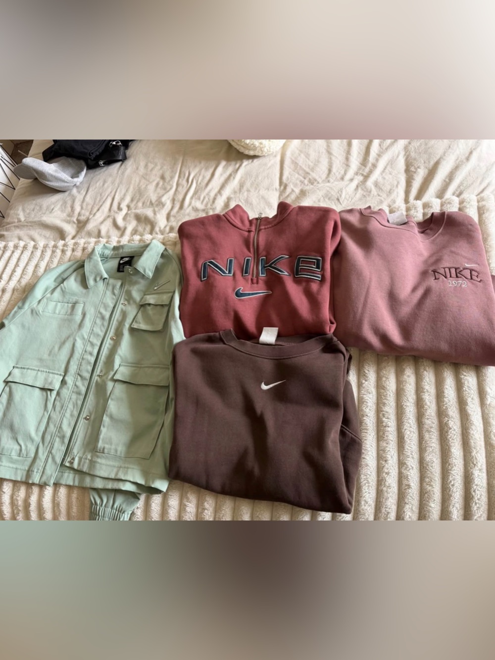Nike Women's Mint, Rose, Mauve and Brown Track Pants & Sweatshirts Bundle